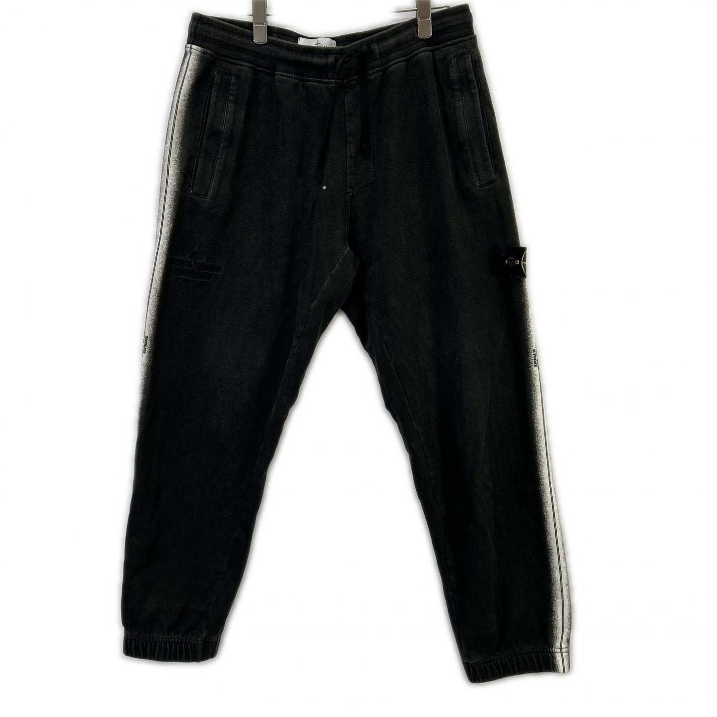 STONE ISLAND ストーンアイランド 【×SUPREME】22SS 7625602S2 ブラック Stripe Sweatpant ボトムス