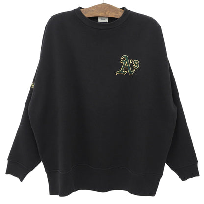 #Re:room リルーム Aロゴ スウェット トップス メンズ ブラック M-L トップス