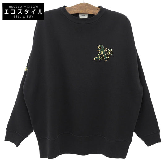 #Re:room リルーム Aロゴ スウェット トップス メンズ ブラック M-L トップス
