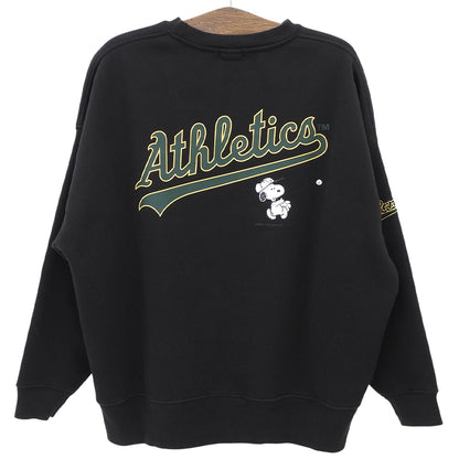 #Re:room リルーム Aロゴ スウェット トップス メンズ ブラック M-L トップス