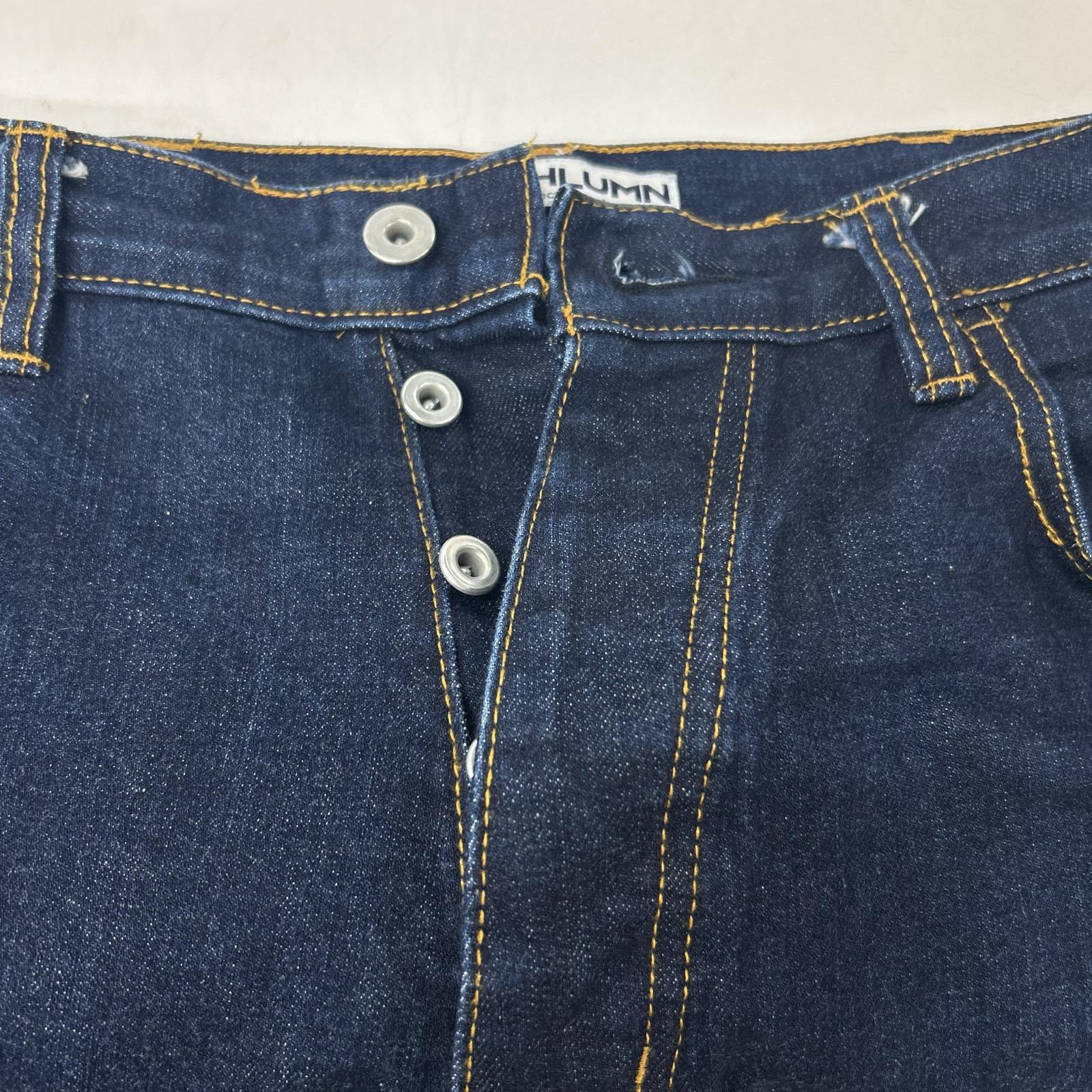 CAHLUMN カウラム 1043390900022 インディゴ Selvedge バギー Denim Pant ボトムス