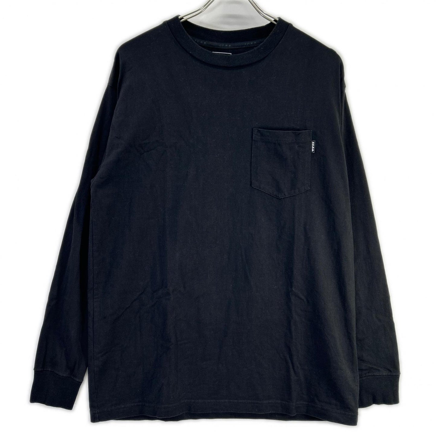 F.C.Real Bristol エフシーリアルブリストル FCRB-260082 26SS ブラック PRESS L/S TEE トップス