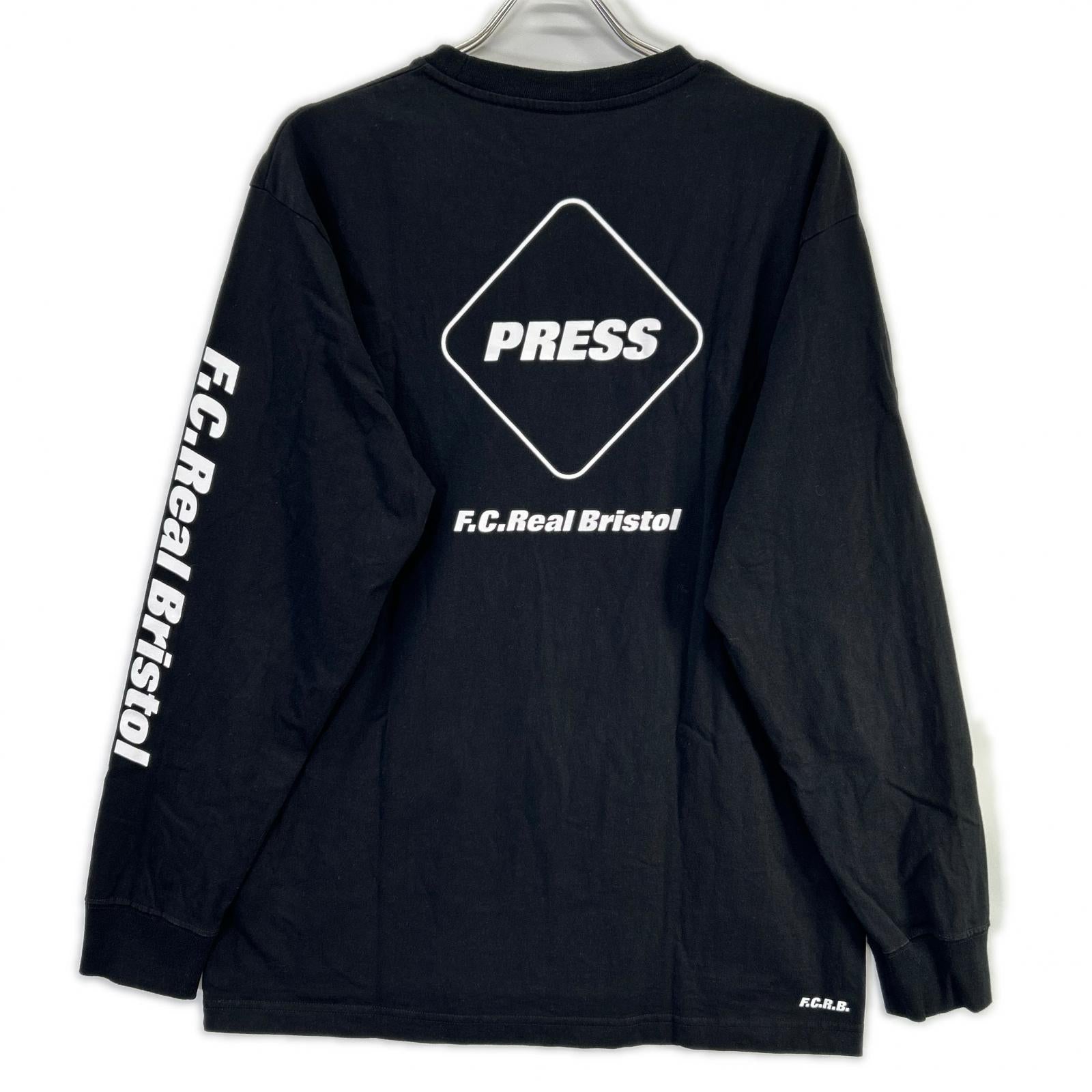トップス XXL FCRB 26SS AUTHENTIC L/S TOP BLACK F.C.Real Bristol エフシーリアルブリストル FCRB-260082 26SS