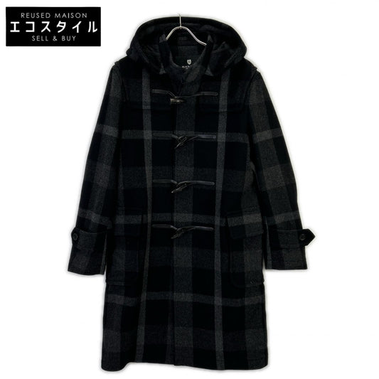 BLACK LABEL CRESTBRIDGE ブラックレーベルクレストブリッジ 51B07-207-08 グレー トーナルクレストブリッジチェック ダッフルコート コート