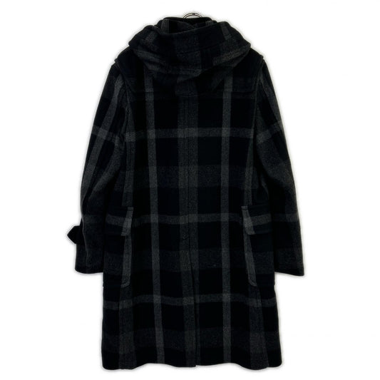 BLACK LABEL CRESTBRIDGE ブラックレーベルクレストブリッジ 51B07-207-08 グレー トーナルクレストブリッジチェック ダッフルコート コート