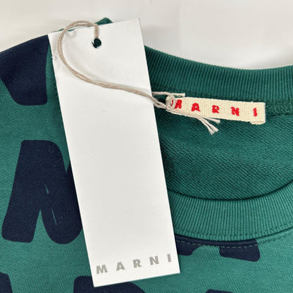 MARNI マルニ M00601-M00MW グリーン 総柄 クルーネックプルオーバー トップス