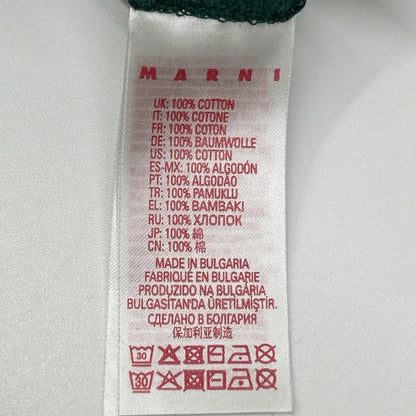 MARNI マルニ M00601-M00MW グリーン 総柄 クルーネックプルオーバー トップス