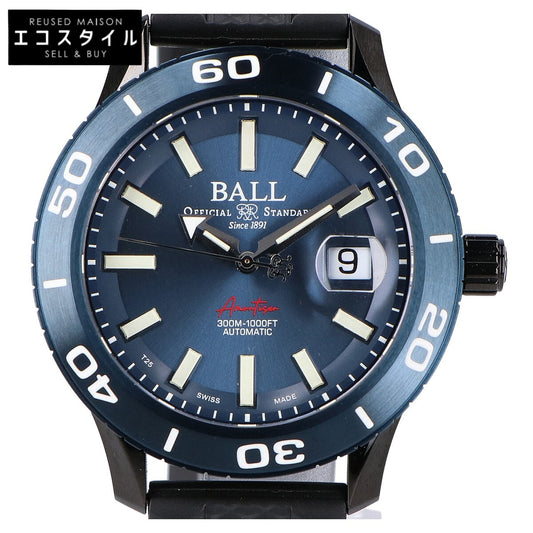 BALL ボールウォッチ 新品同様 DM3090A-P11J-BE ブルー文字盤 ストークマン NECC デイト 自動巻き 腕時計