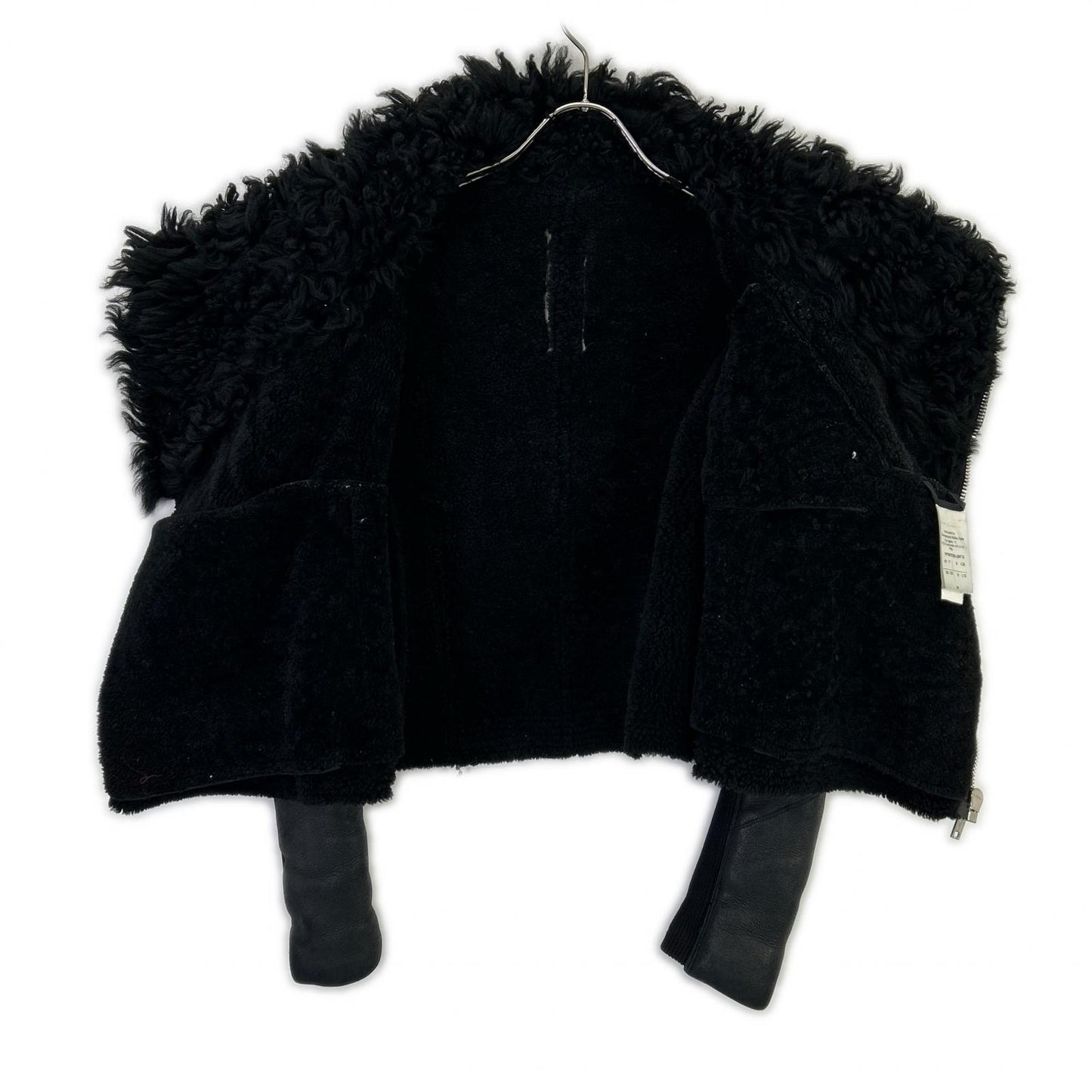 Rick Owens リックオウエンス RP16F2728-LSHTG ブラック レザー ムートンジャケット ジャケット