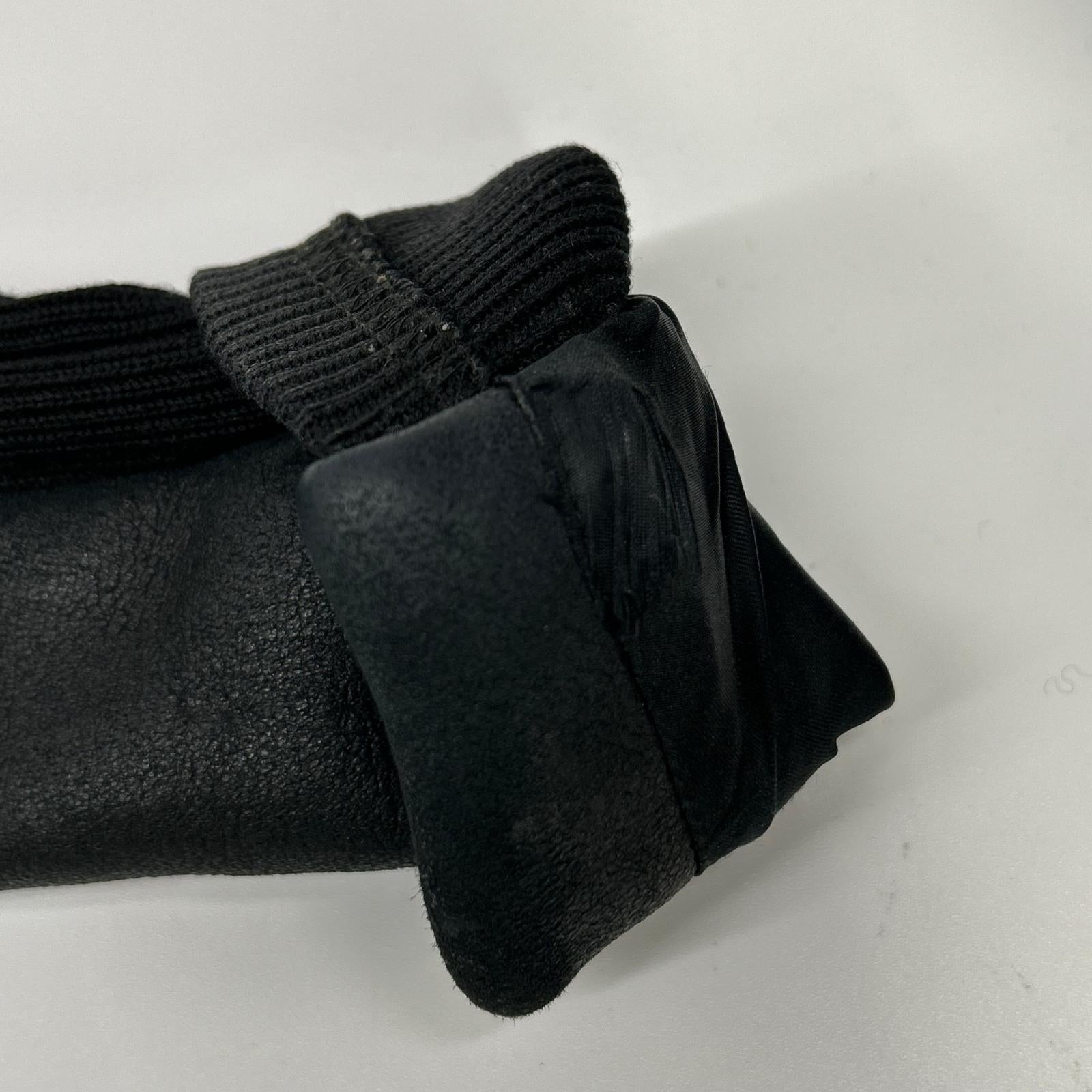 Rick Owens リックオウエンス RP16F2728-LSHTG ブラック レザー ムートンジャケット ジャケット
