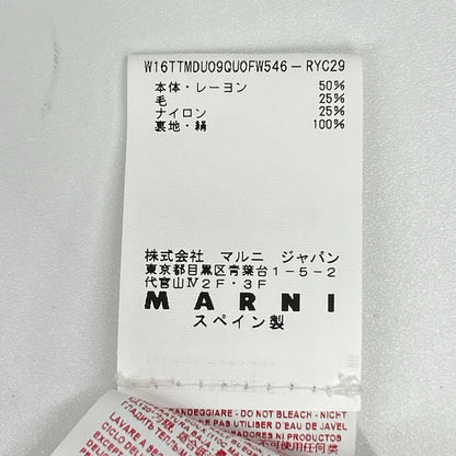 MARNI マルニ マルチカラー 総柄 ボウタイブラウス トップス