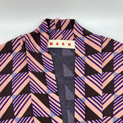 MARNI マルニ マルチカラー 総柄 ボウタイブラウス トップス