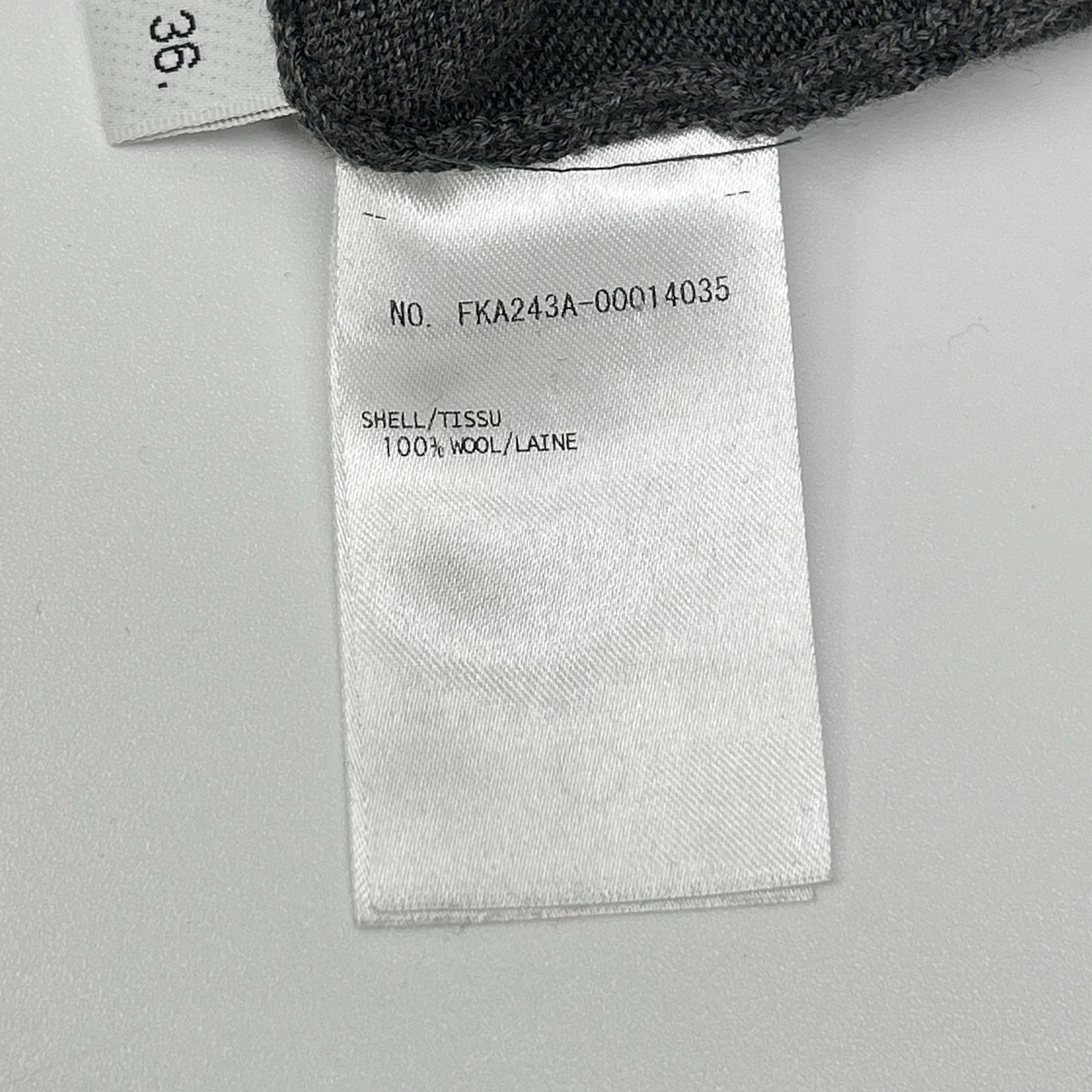 THOM BROWNE トムブラウン FKA243A-00014035 グレー トロンプルイユ ニットプルオーバー トップス