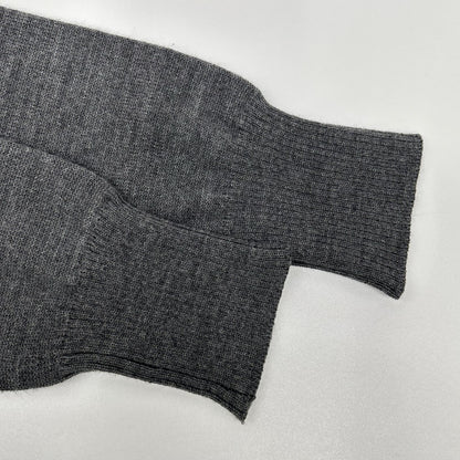 THOM BROWNE トムブラウン FKA243A-00014035 グレー トロンプルイユ ニットプルオーバー トップス