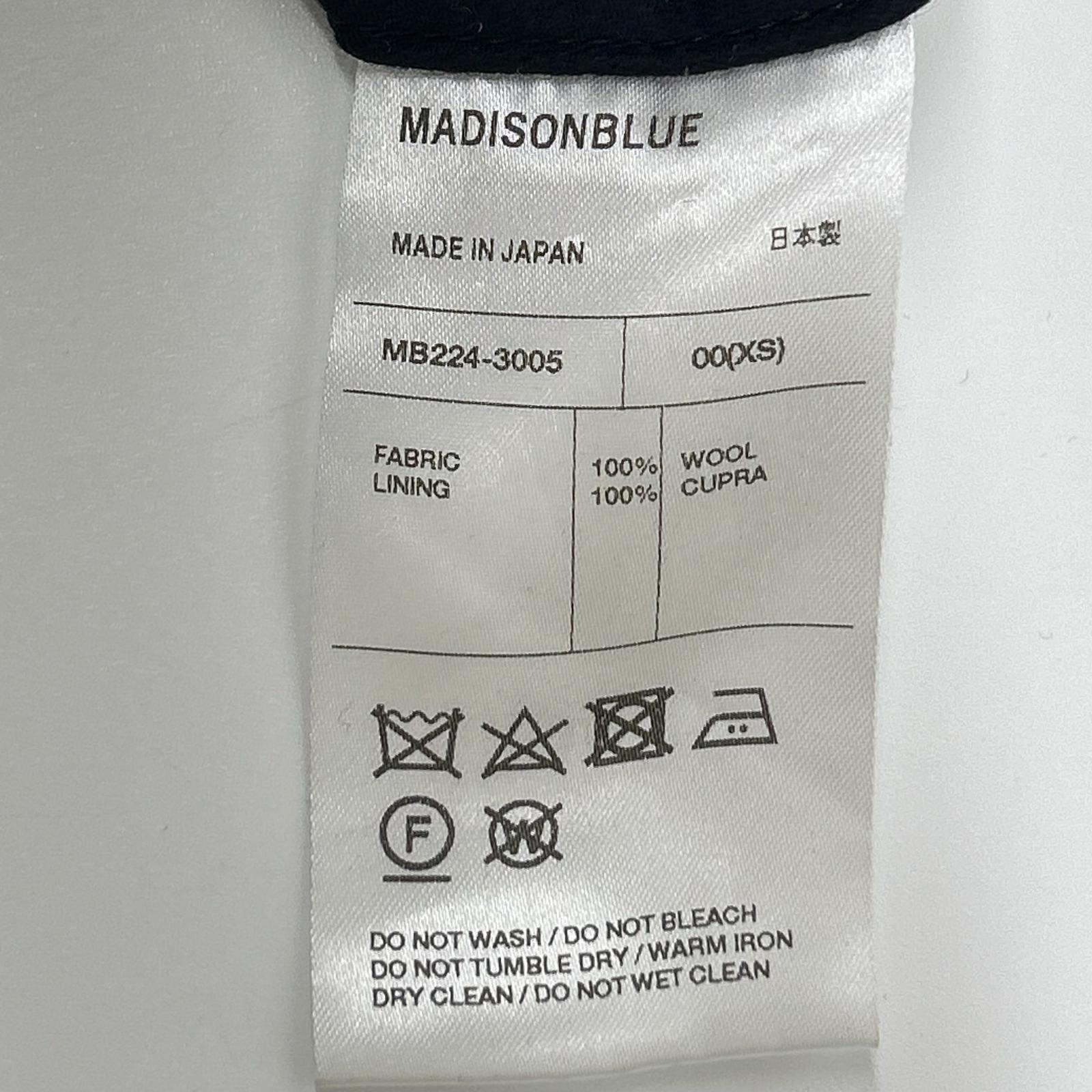 MADISON BLUE マディソンブルー MB224-3005 ネイビー フランネルバギーパンツ ボトムス