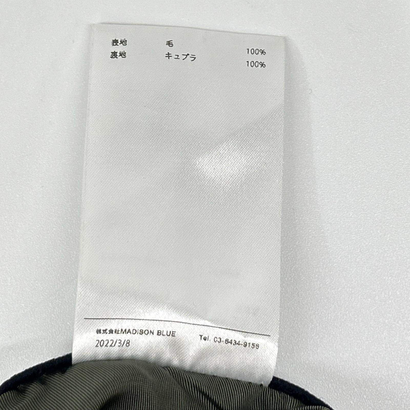 MADISON BLUE マディソンブルー MB224-3005 ネイビー フランネルバギーパンツ ボトムス