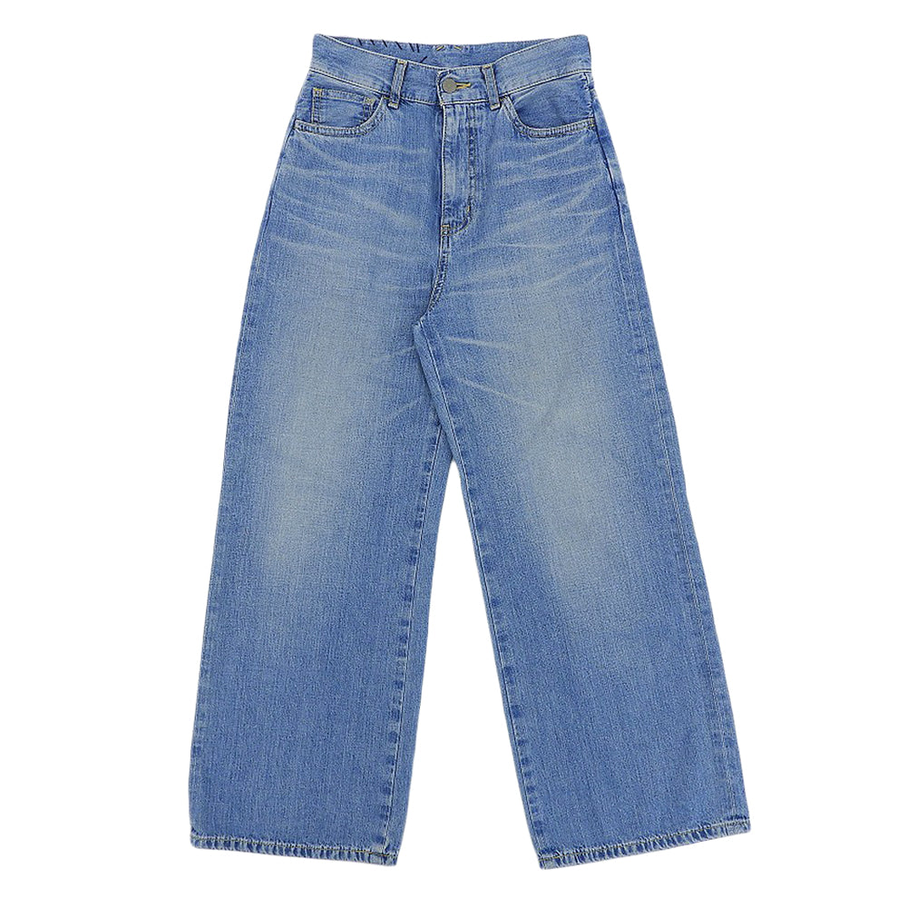 R.H VINTAGE ロンハーマンヴィンテージ ハイウエスト ワイド デニムパンツ ボトムス レディース ブルー 23 3310600078 ボトムス