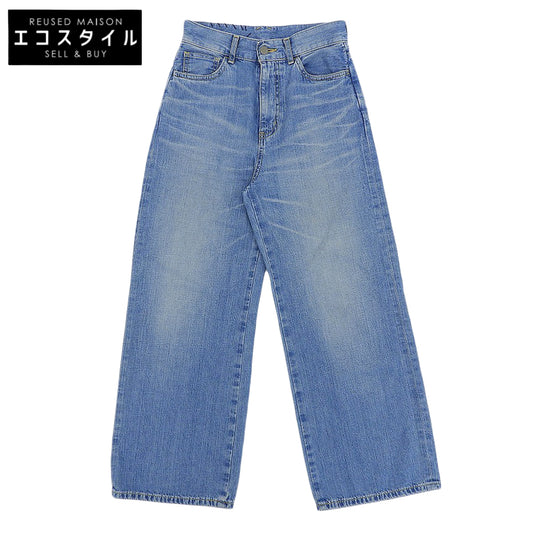 R.H VINTAGE ロンハーマンヴィンテージ ハイウエスト ワイド デニムパンツ ボトムス レディース ブルー 23 3310600078 ボトムス