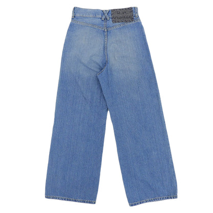 R.H VINTAGE ロンハーマンヴィンテージ ハイウエスト ワイド デニムパンツ ボトムス レディース ブルー 23 3310600078 ボトムス