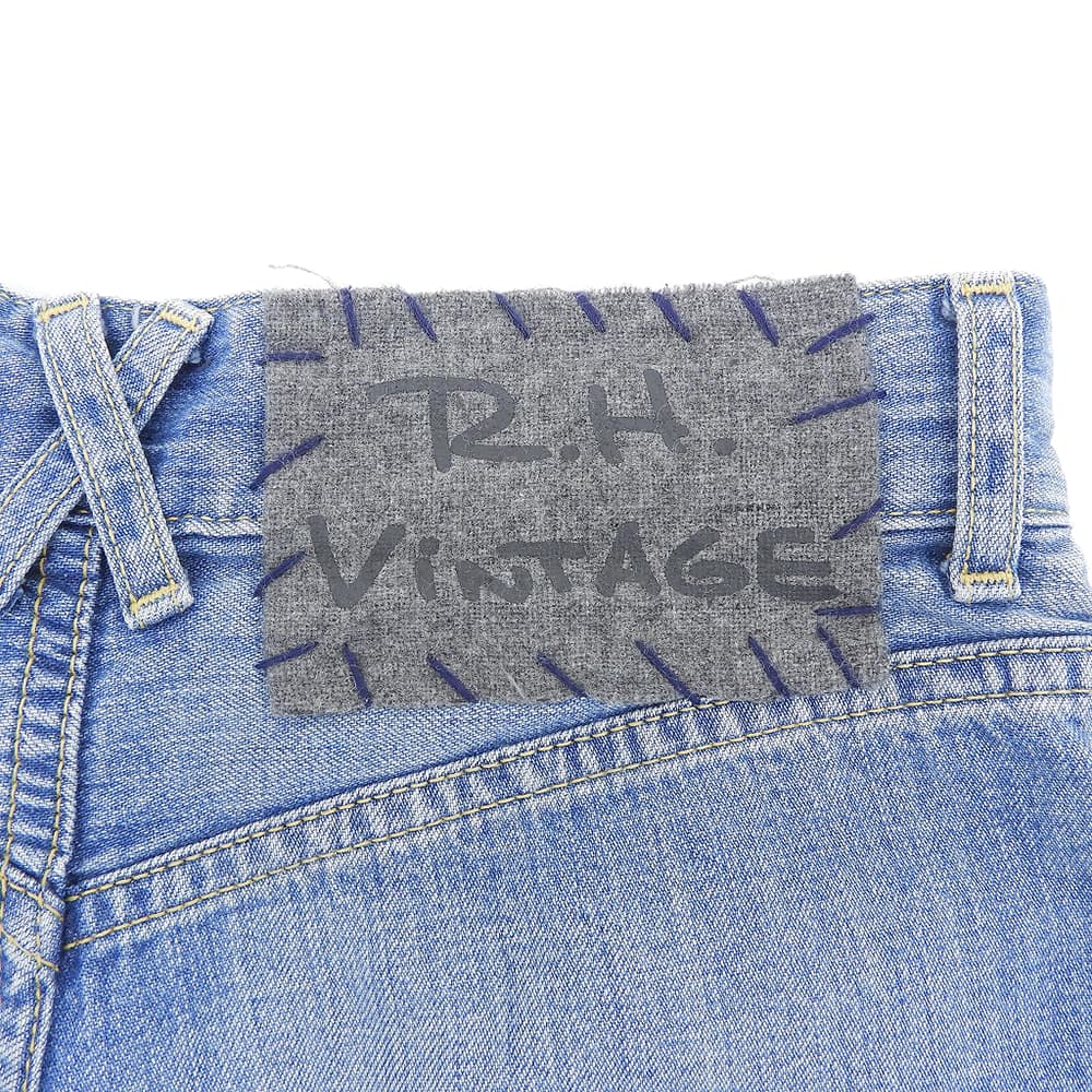 R.H VINTAGE ロンハーマンヴィンテージ ハイウエスト ワイド デニムパンツ ボトムス レディース ブルー 23 3310600078 ボトムス