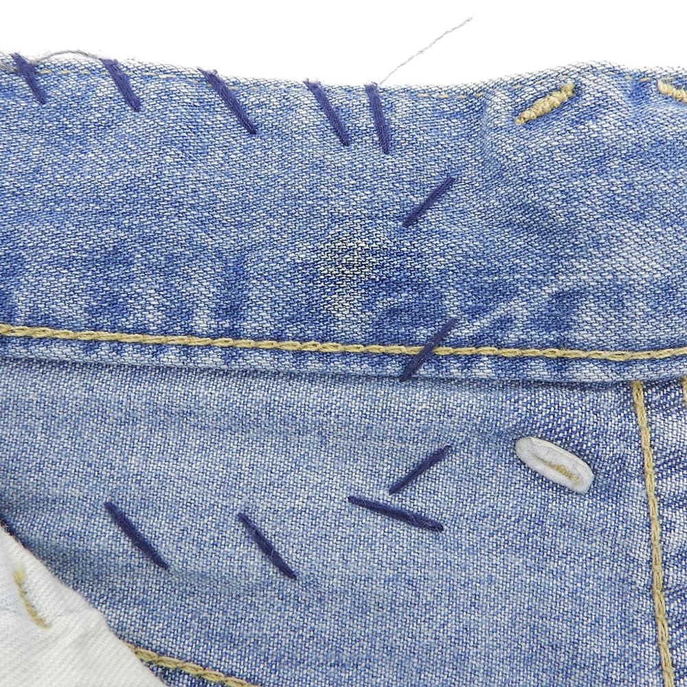 R.H VINTAGE ロンハーマンヴィンテージ ハイウエスト ワイド デニムパンツ ボトムス レディース ブルー 23 3310600078 ボトムス