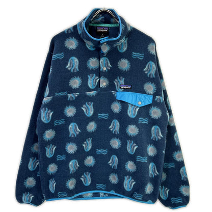 Patagonia パタゴニア 25580SP22 ブルー クラゲ ライトウェイト・シンチラ・スナップT・プルオーバー トップス