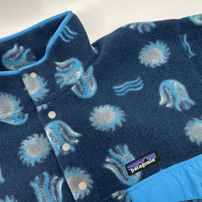 Patagonia パタゴニア 25580SP22 ブルー クラゲ ライトウェイト・シンチラ・スナップT・プルオーバー トップス