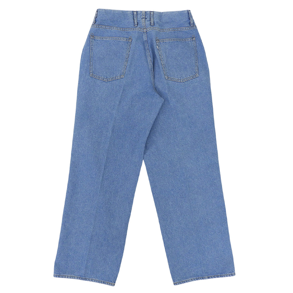 LEVI'S Levi's excellent condition elastic-waist Westoveralls denim pants women's bottoms blue W32 870I bottoms