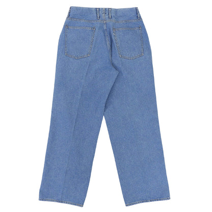 LEVI'S Levi's excellent condition elastic-waist Westoveralls denim pants women's bottoms blue W32 870I bottoms
