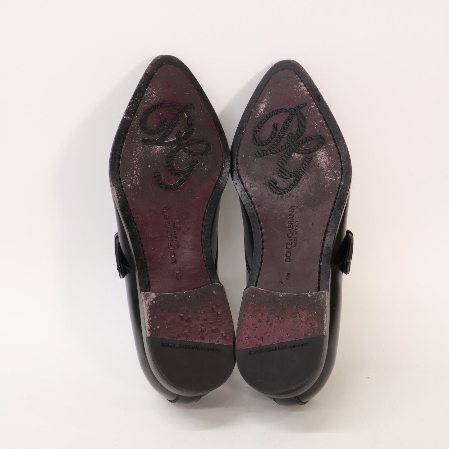 DOLCE&GABBANA ドルチェアンドガッバーナ A50375 シルバーバックル シングルモンク ドレスシューズ シューズ