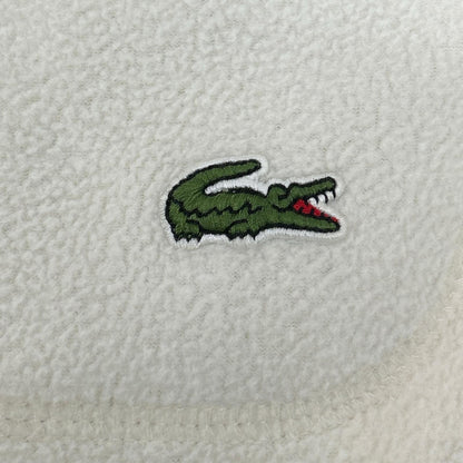 Lacoste ラコステ ホワイト パイピングマイクロフリースジャケット ジャケット