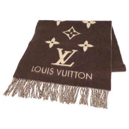 LOUIS VUITTON ルイヴィトン 【即決/国内正規】エシャルプ レイキャビック モノグラム カシミヤ フリンジ マフラー