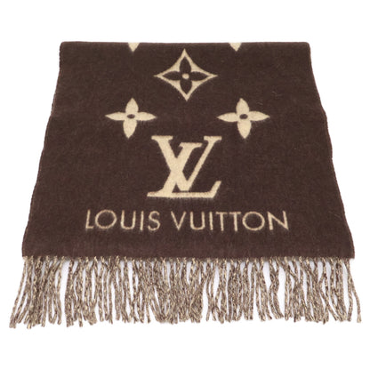 LOUIS VUITTON ルイヴィトン 【即決/国内正規】エシャルプ レイキャビック モノグラム カシミヤ フリンジ マフラー