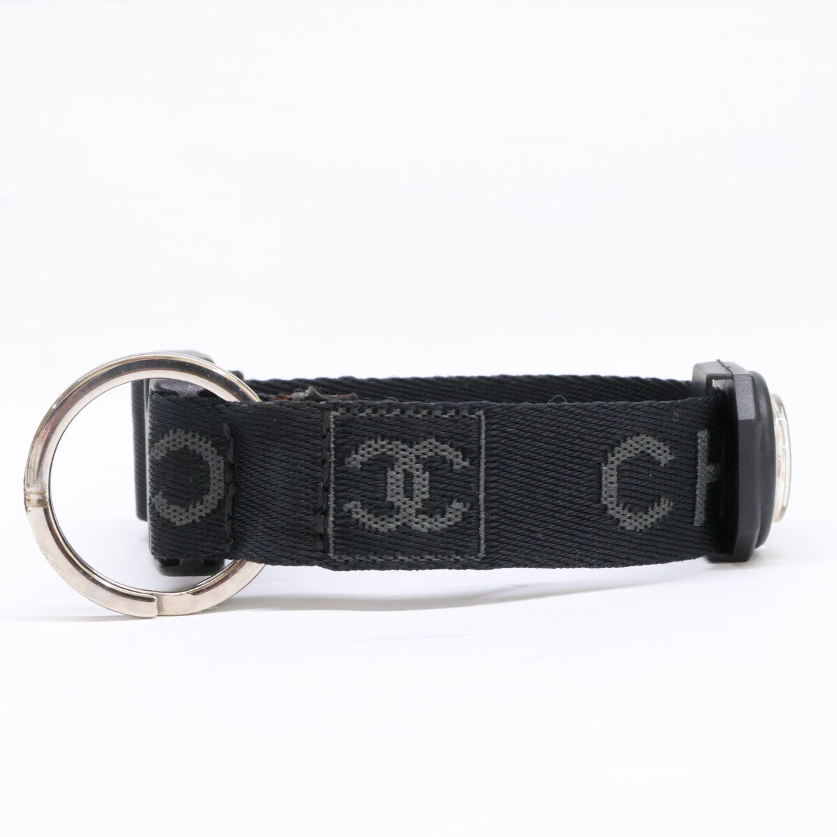 CHANEL シャネル 03A 方位磁石 コンパス ロゴジャカード キーリング