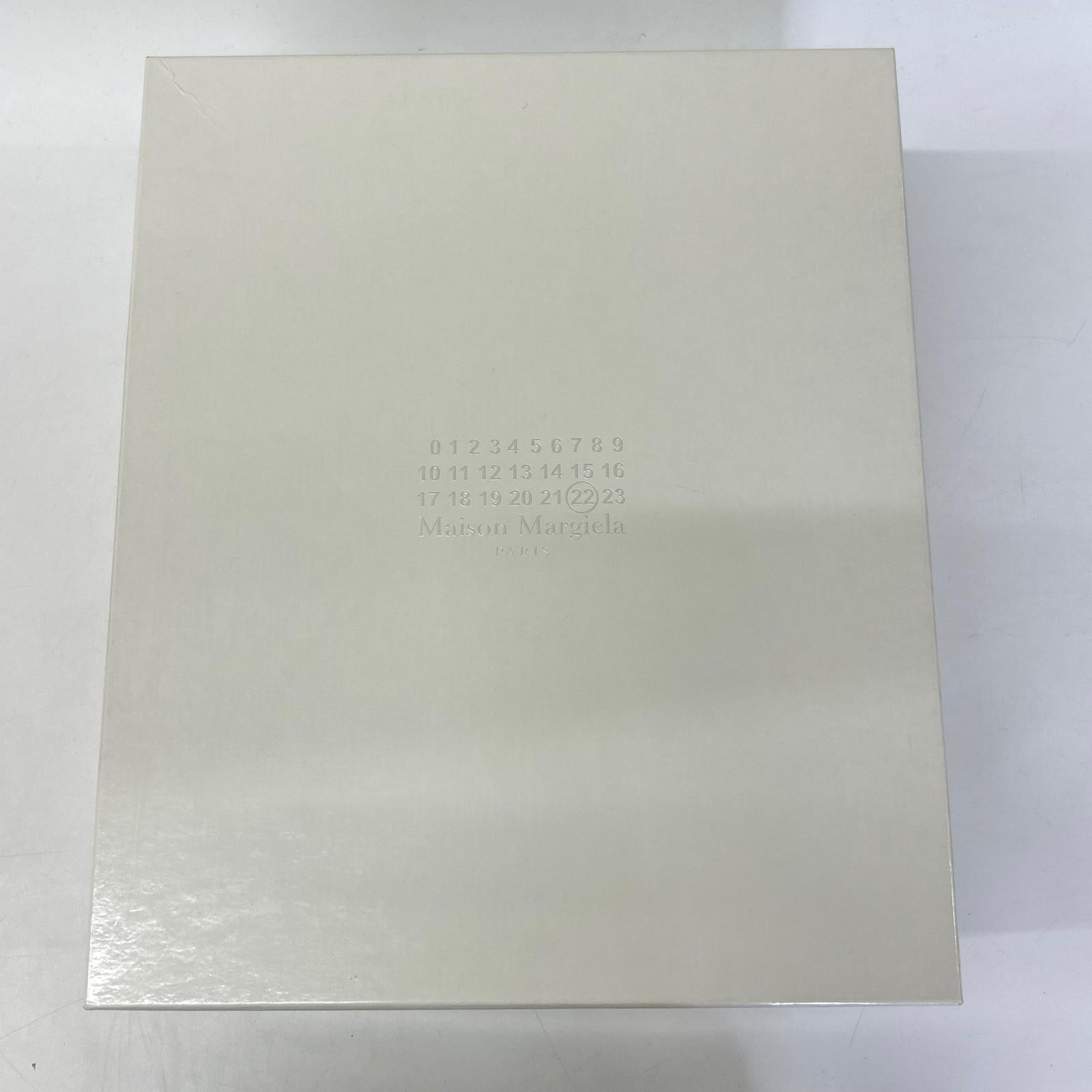 Maison margiela メゾンマルジェラ 22 S58WU0393 4ステッチ サイドファスナー ショートブーツ シューズ
