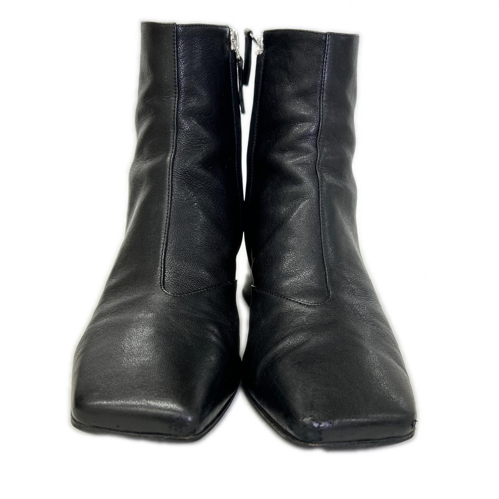 Maison margiela メゾンマルジェラ 22 S58WU0393 4ステッチ サイドファスナー ショートブーツ シューズ