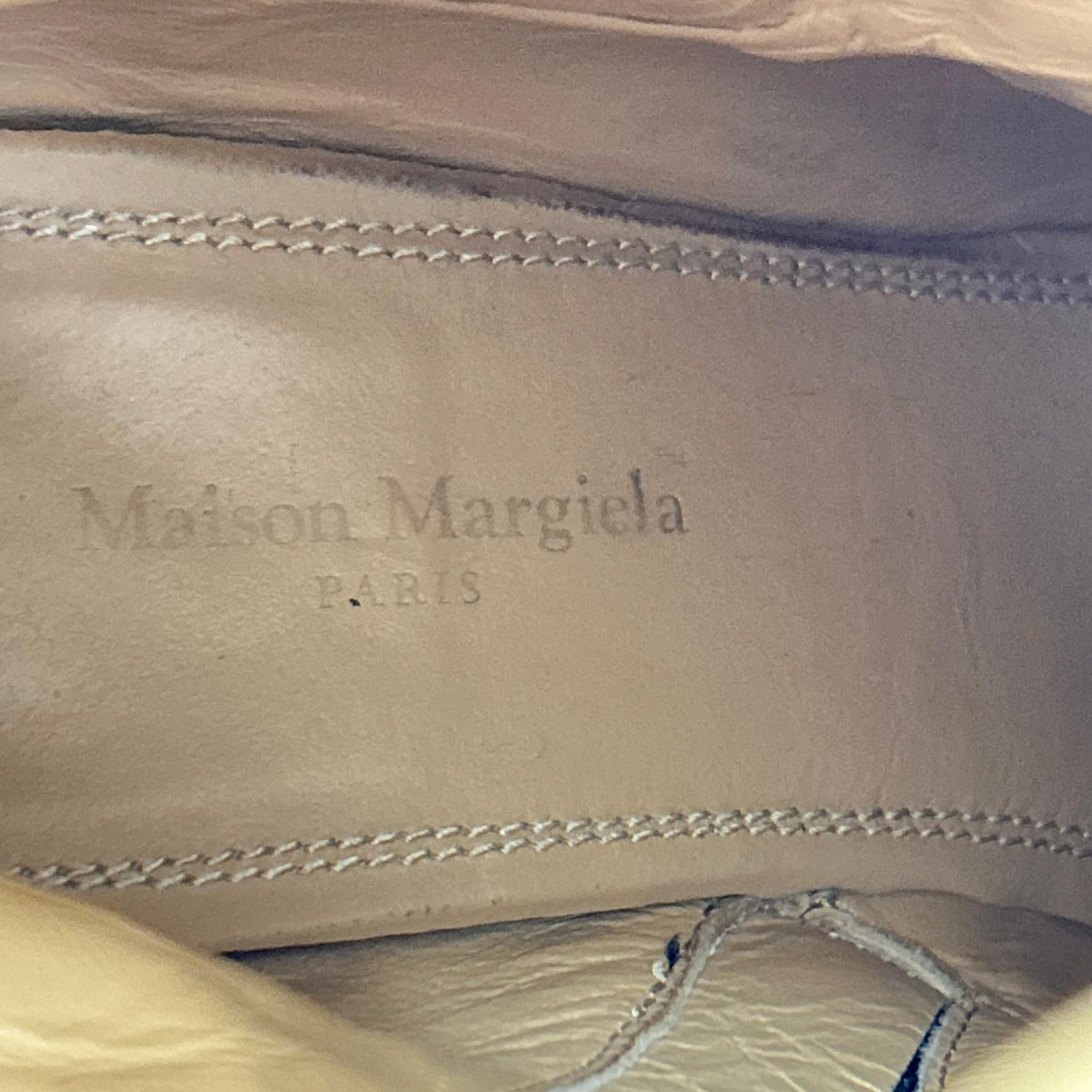 Maison margiela メゾンマルジェラ 22 S58WU0393 4ステッチ サイドファスナー ショートブーツ シューズ