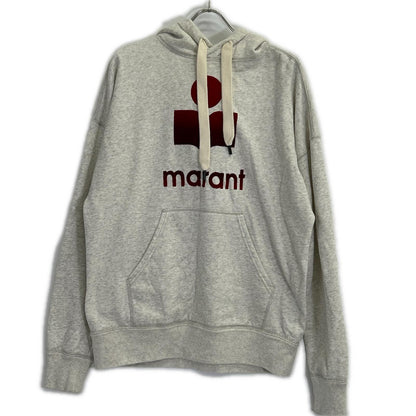 ISABEL MARANT イザベルマラン フロントロゴ ライトグレー スウェットパーカ トップス