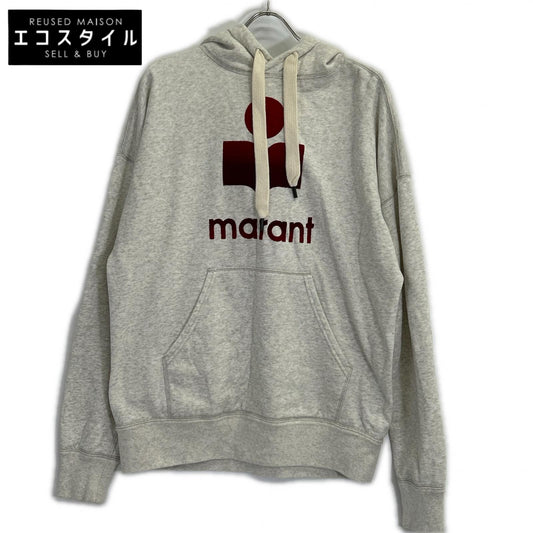 ISABEL MARANT イザベルマラン フロントロゴ ライトグレー スウェットパーカ トップス