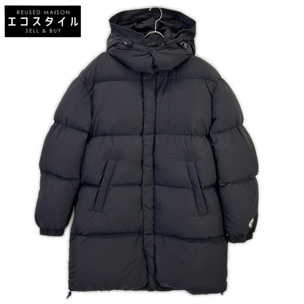 DIESEL Diesel black W-ROLF-LONG down coat