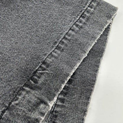 DIESEL ディーゼル 22AW D-ROKU-LONG　チャコール クラッシュ加工 デニム ロングコート コート