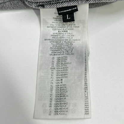 DIESEL ディーゼル 22AW D-ROKU-LONG　チャコール クラッシュ加工 デニム ロングコート コート