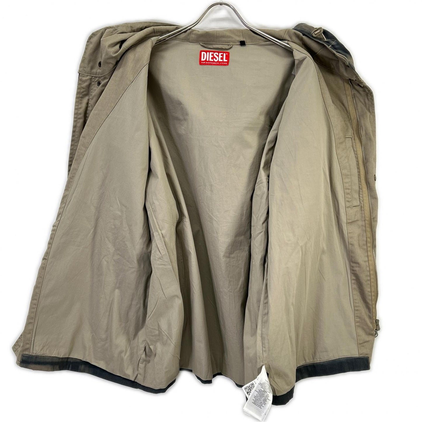 DIESEL ディーゼル ネイビー系 グラデーション J-Cabmus フーテッドジャケット ジャケット