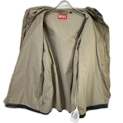 DIESEL ディーゼル ネイビー系 グラデーション J-Cabmus フーテッドジャケット ジャケット