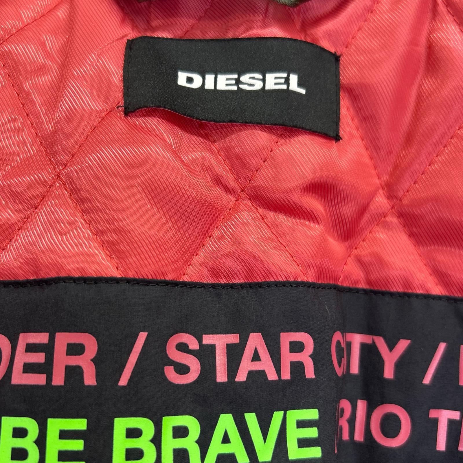 DIESEL ディーゼル 18SS カーキ ナイロン MA-1 ジャケット ジャケット