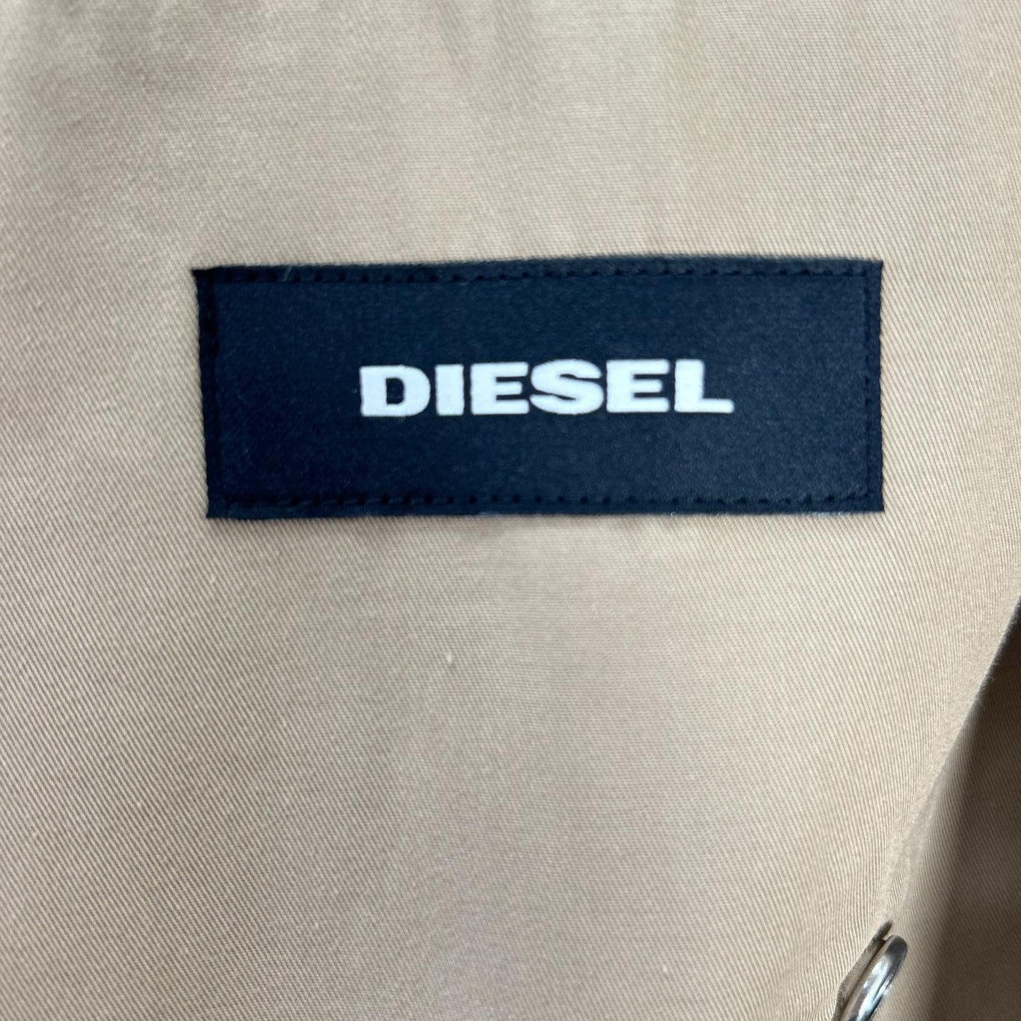 DIESEL ディーゼル ベージュ コットン トレンチコート コート