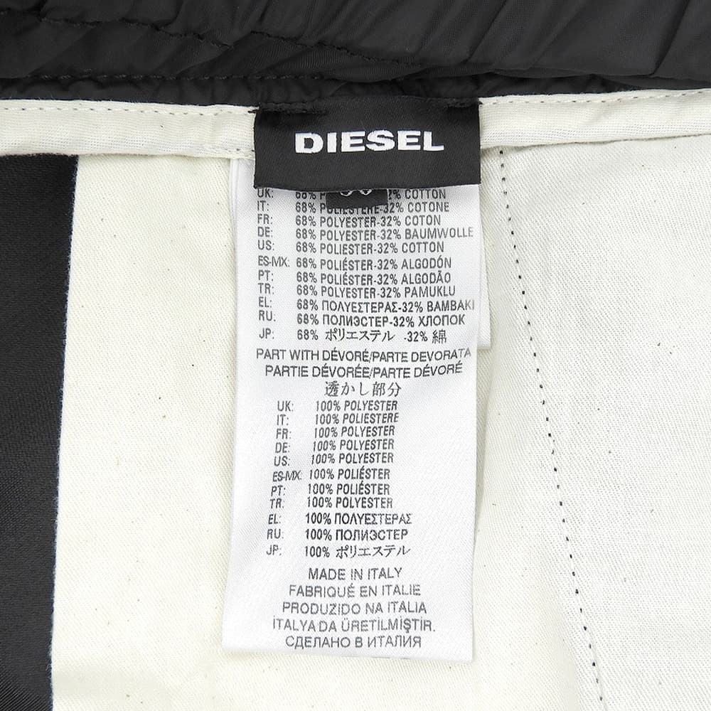 DIESEL ディーゼル 美品 ダメージ加工 ドローコード パンツ ボトムス メンズ ブラック 30 ボトムス