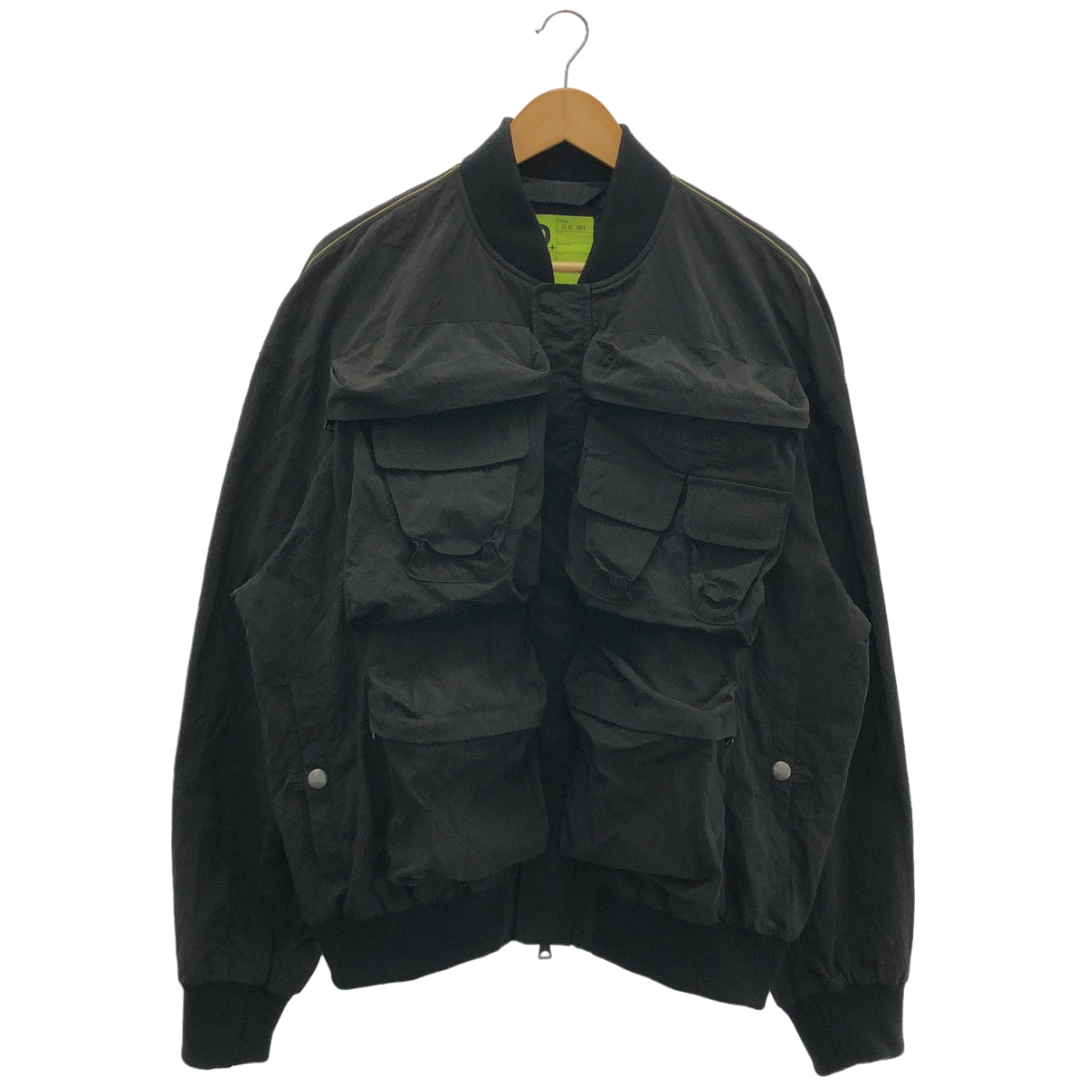 DIESEL Black J-stain-short jacket, top