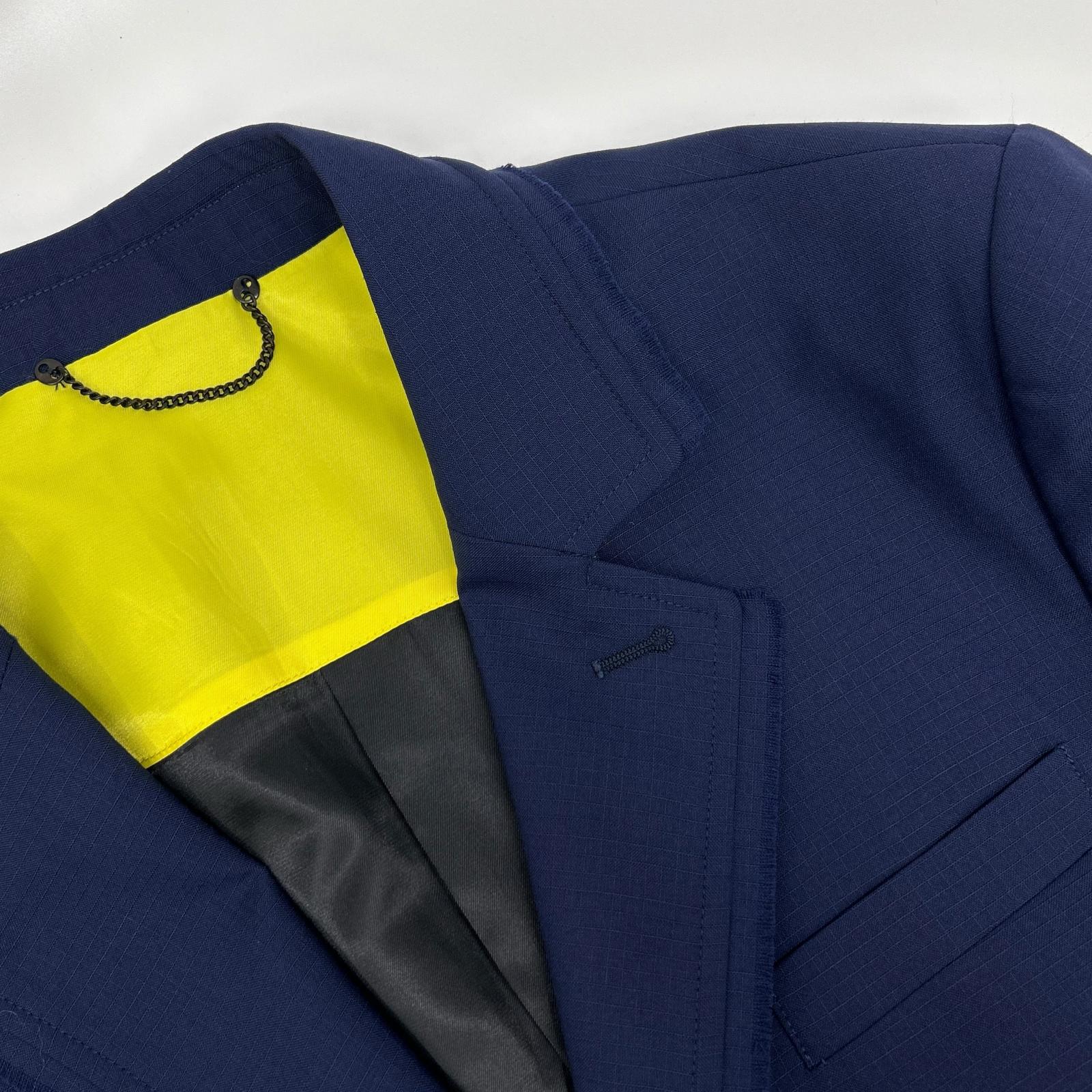 DIESEL ディーゼル ブルー シングル テーラードジャケット ジャケット