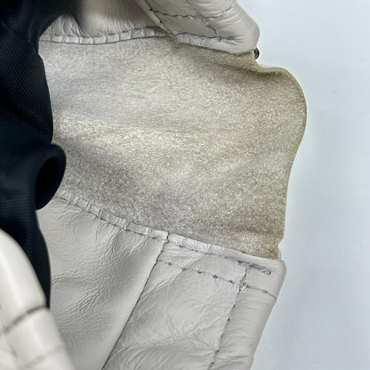 DIESEL BlackGold ディーゼルブラックゴールド ホワイト系 レザー ダブルライダースジャケット ジャケット